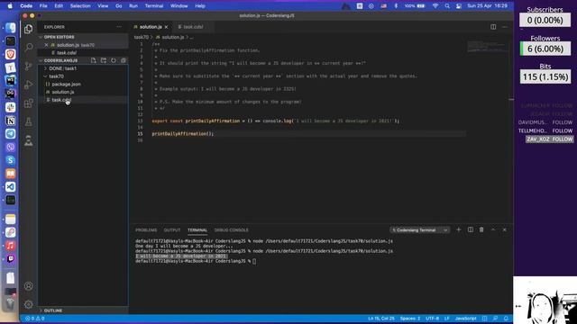 Learn JavaScript at CoderslangJS