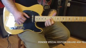 Fender Special Edition Deluxe Ash Telecaster - Butterscotch Blonde