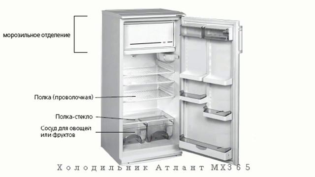Холодильник АТЛАНТ МХ 365 смотреть онлайн