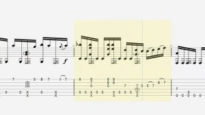 The winner Takes It All | Abba | Slow tempo fingerstyle guitar tab