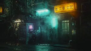 💿👽Rain Cyberpunk Abmient SCI-FI