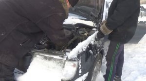 Мерседес W 124  2.3 заводим в -30 .