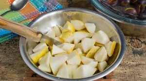 Варенье из груш и слив с яблоками и пряностями. Супер вкусно и быстро готовится.