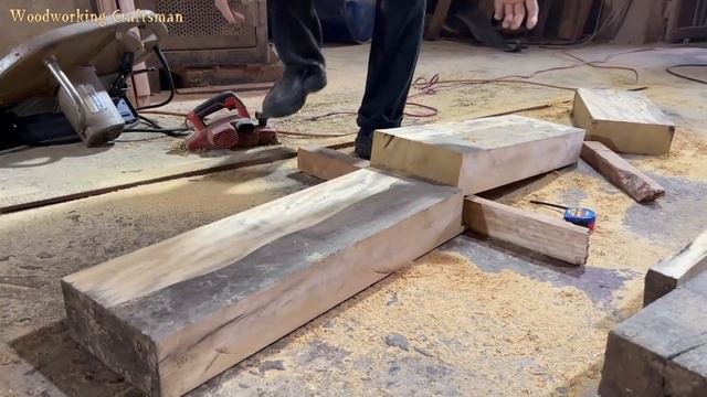 Amazing Woodworking Skills Ingenious Worker || Strong Unique Ebony Dining Table & Chair Monolithic