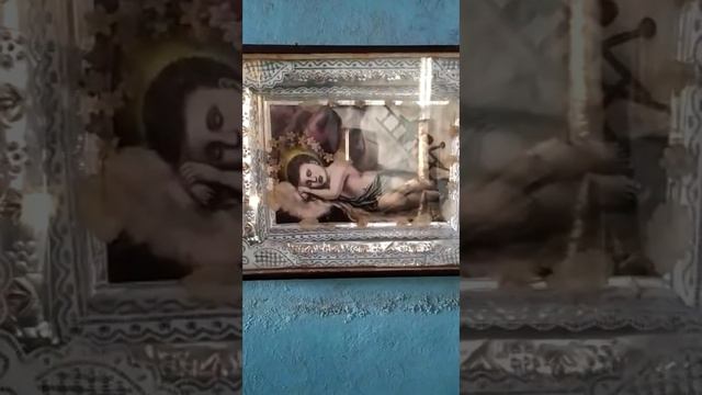 Спящий Младенец Христос. Очень редкая икона...