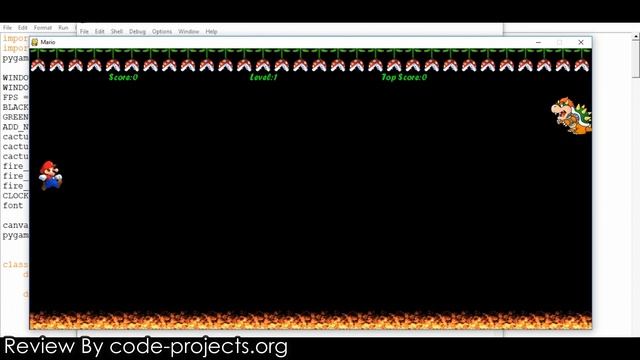 Simple Mario Game In PYTHON With Source Code | Source Code & Projects смотреть онлайн