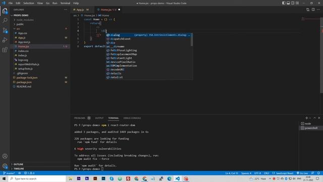 How to Pass data From Parent to Child Component in React js | Props in React | Techno fine Designin смотреть онлайн