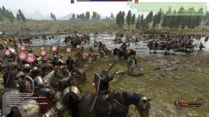 Mount & Blade II Bannerlord, часть 165. Разбиваем армию у города Данустика.