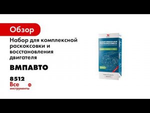 Комплексная раскоксовка Очистка и восстановление двигателя без разбора Краткий обзор набора