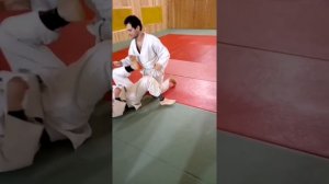 Переход на рычаг локтя. Фиксация головы ногами. Дзюдо. BJJ. Armbar from guard