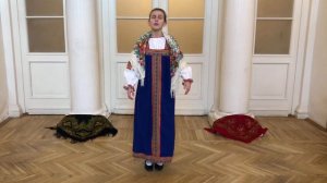 Пляскина Мария "Не бушуйте ветры буйные" русская народная песня