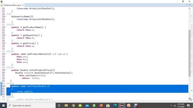 JAVA 8.3 | RAW TYPE AND EXAMPLE WITH MULTIPLE TYPES | JAVA TUTORIALS