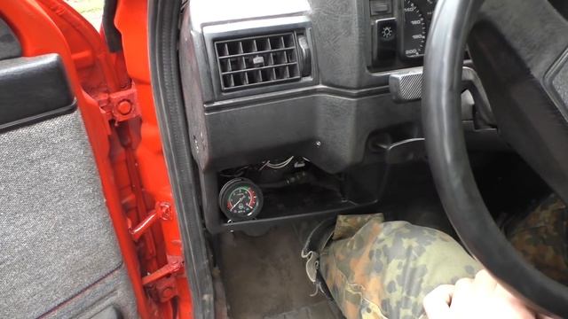 Срабатывает зуммер. Установка механического манометра