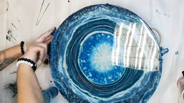 Resin Art cosmic\ эпоксидная смола\ смотреть мастер-класс в технике art resin смотреть онлайн