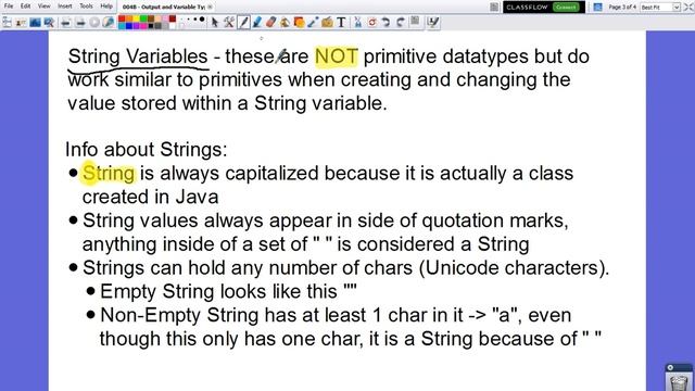 Java Output and Primitive Variable Types смотреть онлайн
