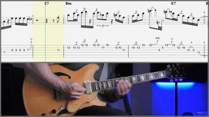 A Go Go John Scofield Solo, with Tablature Transcription for Guitar
