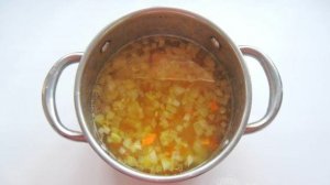 Суп с чечевицей и шампиньонами