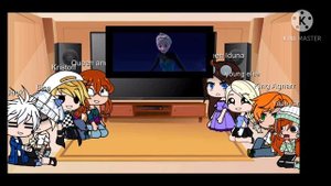 Frozen past and present react / gacha club /gcrv