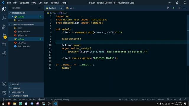 Building a Discord Bot with Python - Bot Basics