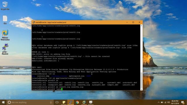 how to set redo log file смотреть онлайн