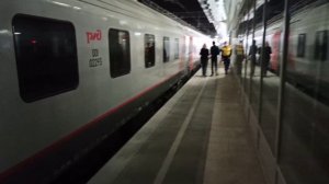 Прибытие первого поезда на Восточный вокзал в Черкизове (Москва)