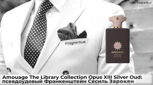Amouage The Library Collection Opus XIII Silver Oud: псевдоудовый Франкенштейн Сесиль Зарокян