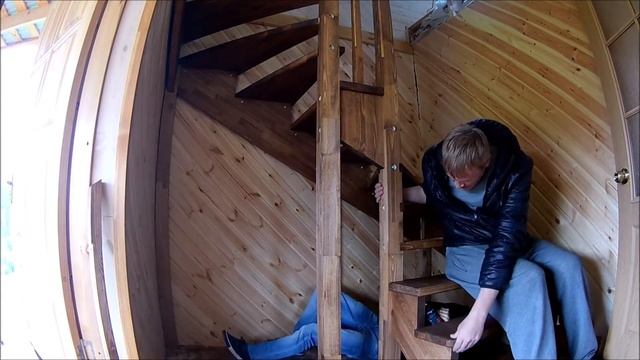 Деревянная лестница эконом смотреть онлайн