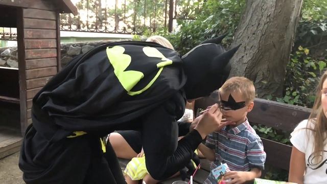 Детские гулянья )) День рождения Ангела )) веселье , аниматоры , пузыри и вагон радости )) смотреть онлайн