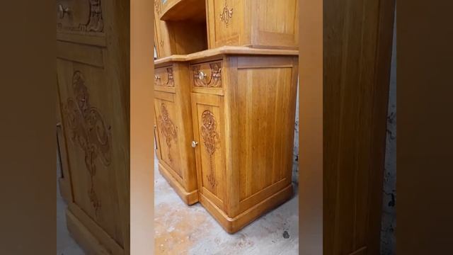 Реставрация буфета в Самаре. Реставрация мебели. "Restwoodsamara."