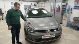 Снятие защитной пленки с капота авто