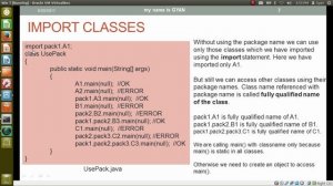 import Statement | importing Classes | Fully Qualified Class Names | Java