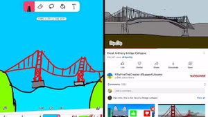 Golden Gate bridge collapse better￼