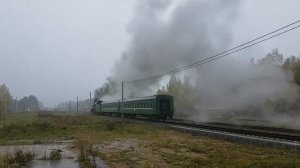 Бологое Полоцкая. Возвращение паровоза. 6 октября 2018г.