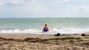 Простая жизнь. В Болгарии. Сходили на море ))). Я как хрюшка ))) #bulgaria #бургас #beach #sea