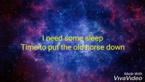 I need some sleep Karaoke ‹off vocal›