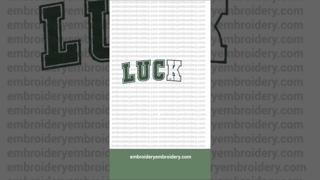 Lucky shamrock St. Patrick's day machine embroidery design files instant downloads