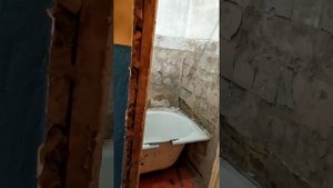 Демонтаж ванны.