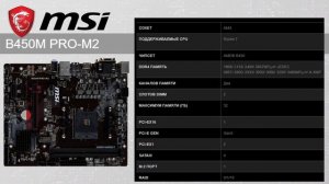 Распаковка и обзор материнской платы AM4 MSI B450M PRO M2