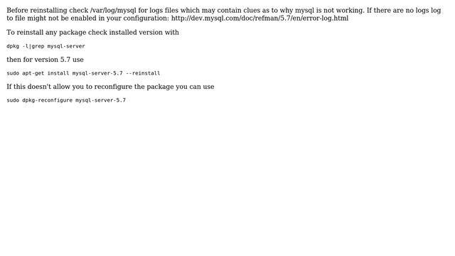 My MySQL installation is broken. How to completely reconfigure it? (4 Solutions!!) смотреть онлайн