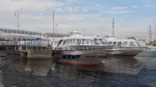 Ships.Теплоходы:"Александр Суворов","Иван Бунин","Метеоры"№237 и №176 смотреть онлайн
