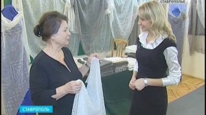 Оренбургские пуховые платки представили на выставке