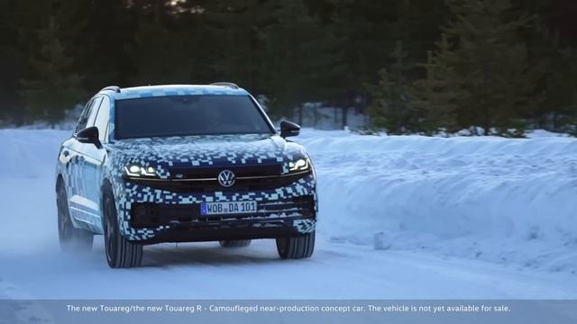 NEW VW TOUAREG - exclusive snow drive