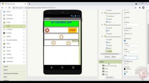 MIT App Inventor 2 - bluetooth car control app develope||Arduino car control