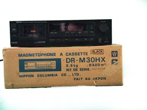 Стереокассетная магнитола Denon DR-M30HX Оригинал-ЯПОНИЯ-1986-по-1987-год выпуска