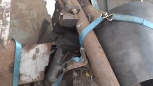 Восстановление СОВЕТСКОЙ гравитационной  бетономешалки ГРУША Видео -1