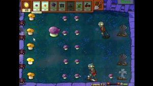 Растения против зомби 1 - уровни 2-3 - 2-5