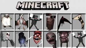 Мод на 1000 монстров ТРЕВОРА ХЕНДЕРСОНА в майнкрафт ! SIREN HEAD & CARTOON CAT MINECRAFT