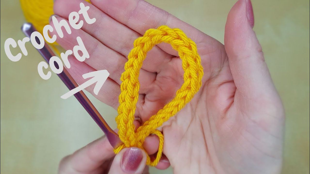 Simplest Crochet Cord. Detailed Tutorial смотреть онлайн