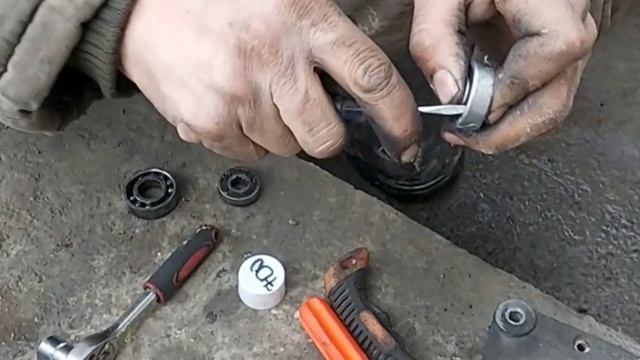 Опель вектра Бош Генератордың подшибнигін ауыстыру Опель вектра замен подчибник генератор Bosh