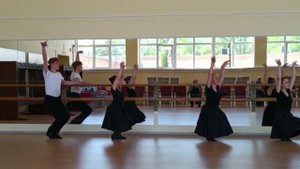 Народный танец, экзамен 3 курс 6 семестр. Поклон + Плие (Plié) 2022